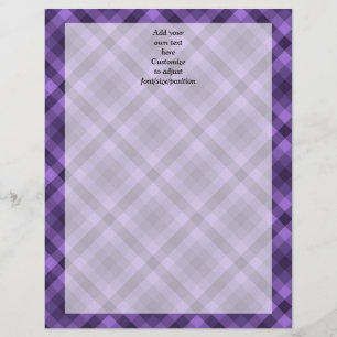 Lila Gingham-Muster
