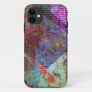 Lila Gitter Case-Mate iPhone Hülle