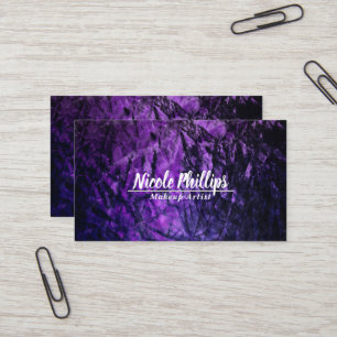 Lila Glamour Abstrakt Chic Schönheit Visitenkarte