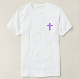 Lila glaube ich an Jesus T - Shirt