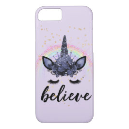 Lila Glaube Unicorn Case-Mate iPhone Hülle