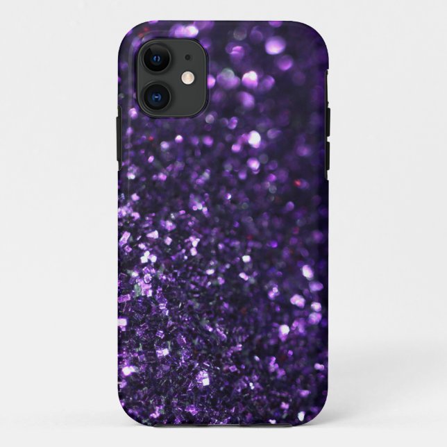 Lila Glimmer Case-Mate iPhone Hülle (Rückseite)