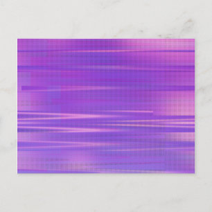 Lila Glitch-Art-Vaporwave-Ästhetik Horizontal Postkarte