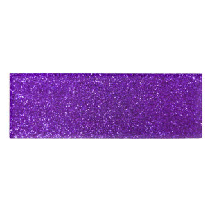 Lila Glitter des Indigos Namenschild