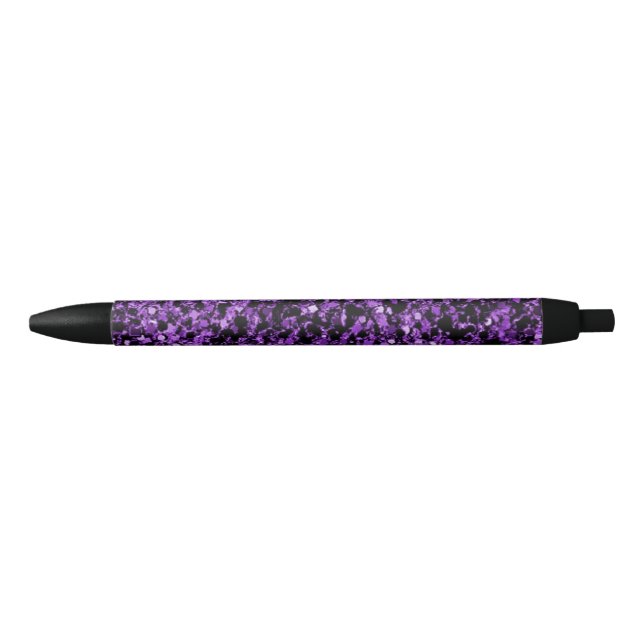 Lila Glitter Kugelschreiber (Vorderseite)
