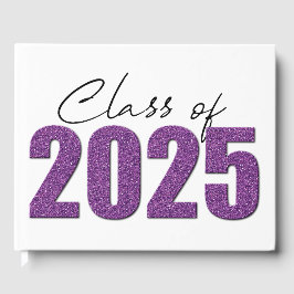 Lila Glitzer 2025 Gästebuch