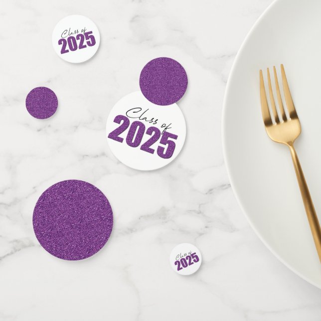 Lila Glitzer 2025 Konfetti (Gruppe)