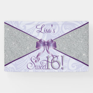Lila Glitzer, Bonbon 16 Banner