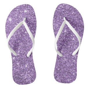 Lila Glitzer-Flip-Flops Flip Flops