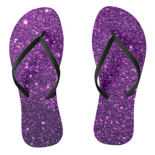 Lila Glitzer-Flip-Flops Flip Flops