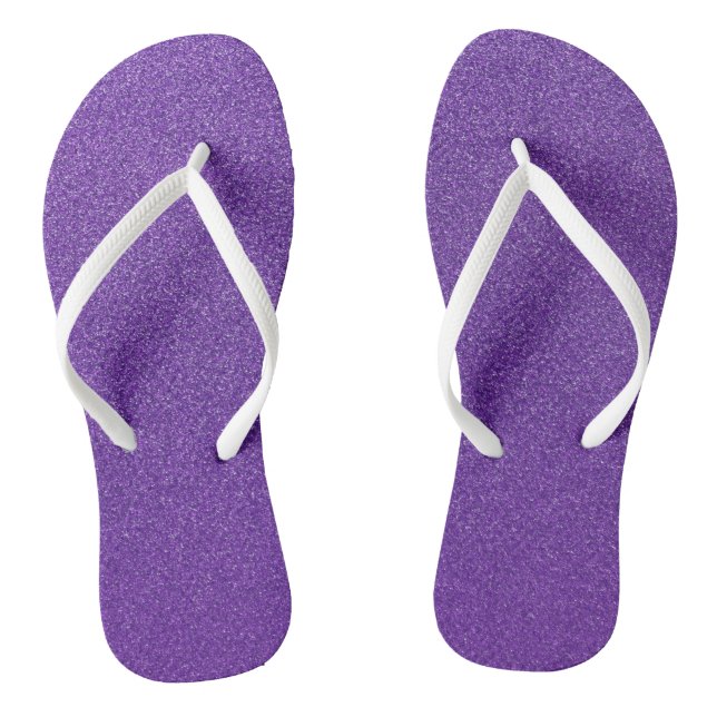 Lila Glitzer, Funkeln, Glitzer Hintergrund Flip Flops (Fußbett)