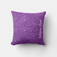 Lila Glitzer Girl Zeigen Sie Ihre Glamour sparkle