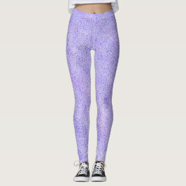 Lila Glitzer Leggings