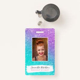 Lila Glitzer von Girl Ausweis