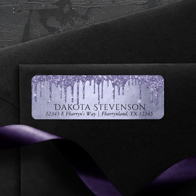 Lila Glitzer zum Tropfen | Lavendel Icing Address (Von Creator hochgeladen)