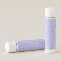 Lila Gold Confetti Dots Modernes Glam Gastgeschenk
