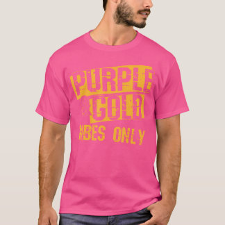 Lila Gold Game Day Group für High School Football T-Shirt