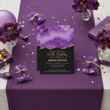 Lila Gold Glitter Wasserfarbe