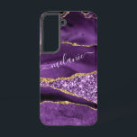 Lila Gold Glitzer Benutzerdefiniert Ihr Name Perso Samsung Galaxy Hülle<br><div class="desc">Samsung Galaxy Hüllen oder iPhone Fälle mit Agate Lila Violet Gold Glitzer Geode Individuelle Name Sparkle Marmor Personalisiert Geburtstag - Geburtstag oder Hochzeitsgeschenk / Beilage - Fügen Sie Ihren Namen - Text oder Entfernen - Make Your Special Gift - Verkleinern und verschieben oder entfernen und fügen Sie Text / Elemente...</div>