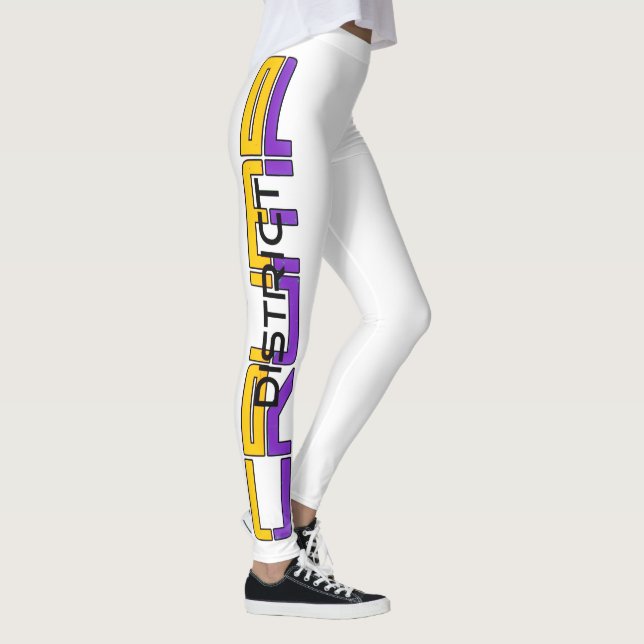 LILA/GOLD-LEGGINGS LEGGINGS (Rechts)