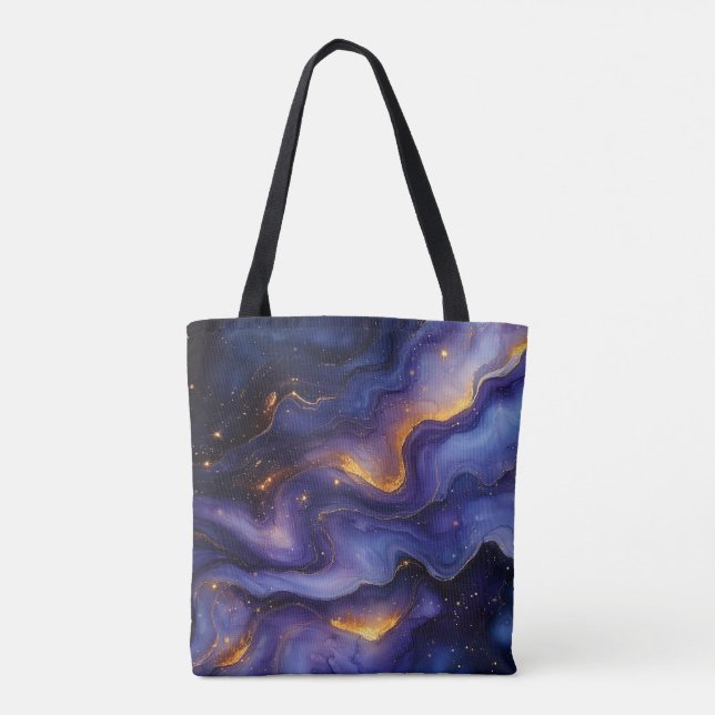 Lila Gold-Tasche Tasche (Rückseite)