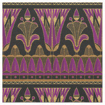 Lila Gold und Schwarz Art Déco