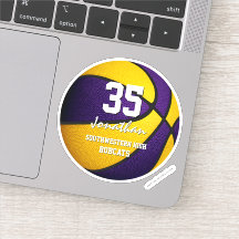 Lila goldene Basketballmannschaft - Jungs