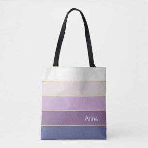 lila goldene Sommerfarbenblöcke Tasche