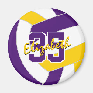 lila Goldvolleyball-Mannschaft - Geschenke Magnet
