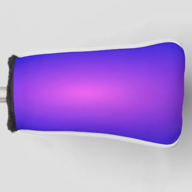 Lila Golf Headcover (Vorderseite)