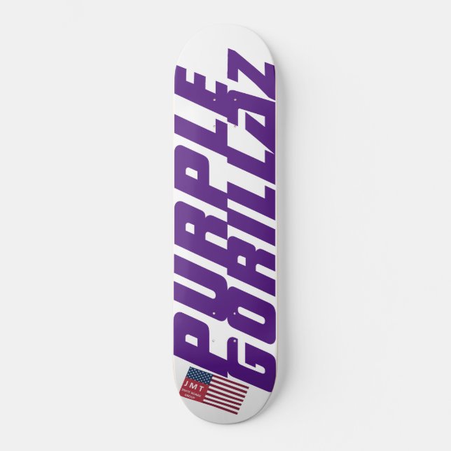LILA GORILLAZ-Skateboard Skateboard (Vorderseite)