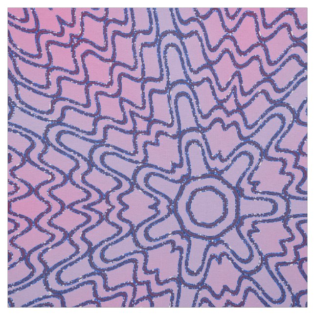Lila Gradient Abstrakt Stoff (Muster)