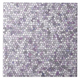 Lila Grau Mosaikmuster Fliese