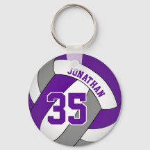 lila Graue Volleyballspielernummer Jersey