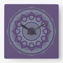 Lila grauer Mandala