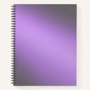 Lila grauer Mondlicht-Omereffekt Notizbuch