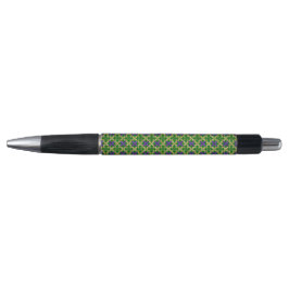 LILA GREEN YELLOW MARDI GRAS PATTERS KUGELSCHREIBER