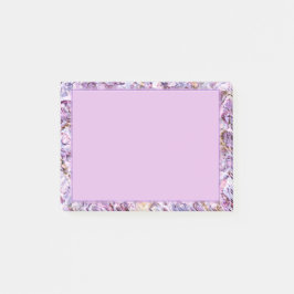 Lila Grenze Post-it Klebezettel