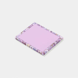 Lila Grenze Post-it Klebezettel