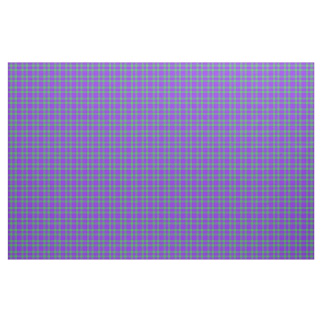 Lila Grün Karomuster Stoff (Fat Quarter (45,7 x 55,9 cm))