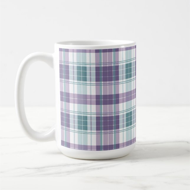 LILA & GRÜN OSTERN KAROMUSTER KAFFEETASSE (Links)