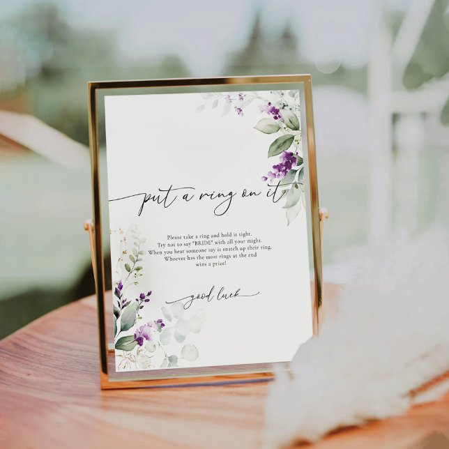 Lila Grüne Lavendel auf seinem Schild (Von Creator hochgeladen)