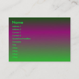 Lila - Grüne Visitenkarte