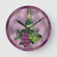 Lila grüner Imitat-beflecktes Glas-Wein und