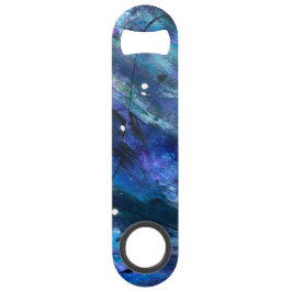 Lila grüner schwarzer Flaschenöffner