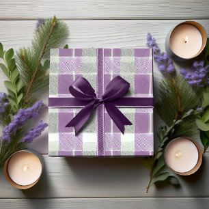Lila Grüner Weihnachtsmuster#7 ID1009 Geschenkpapier