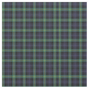 Lila grünes Tartan-Kariertes Muster Stoff