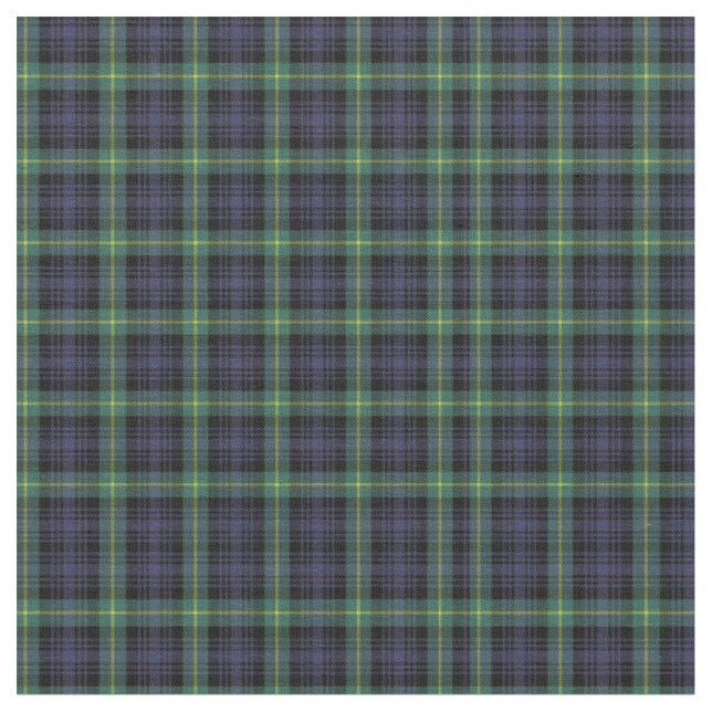 Lila grünes Tartan-Kariertes Muster Stoff (Nahaufnahme)