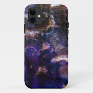Lila Grunge iPhone 11 Hülle