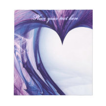 Lila Grunge Heart